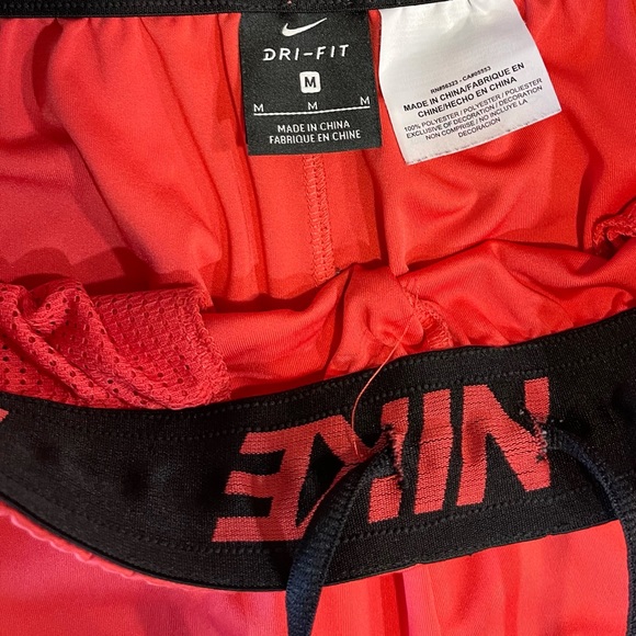 Nike Red Basketball Shorts Dri-fit Men’s Medium - Picture 2 of 4
